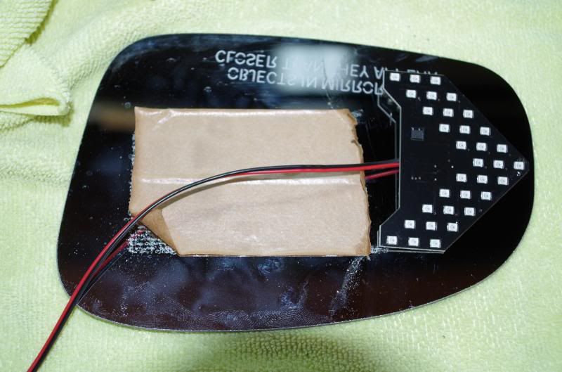 golf 7 diy side mirror light